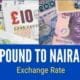 Black Market Pounds To Naira Exchange Rate 15th September 2022