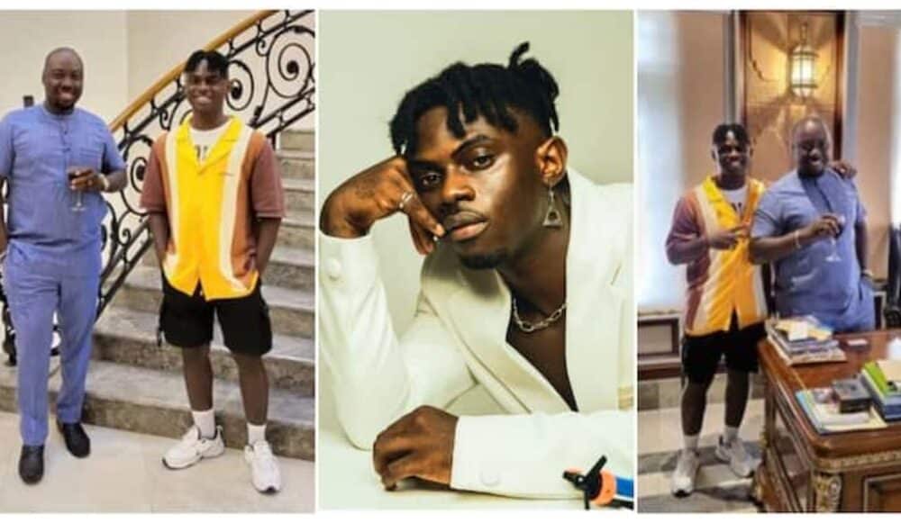 Reactions As Obi Cubana Solicits Votes for Bryann, Shares Funny Video of Housemate Visiting His Mansion
