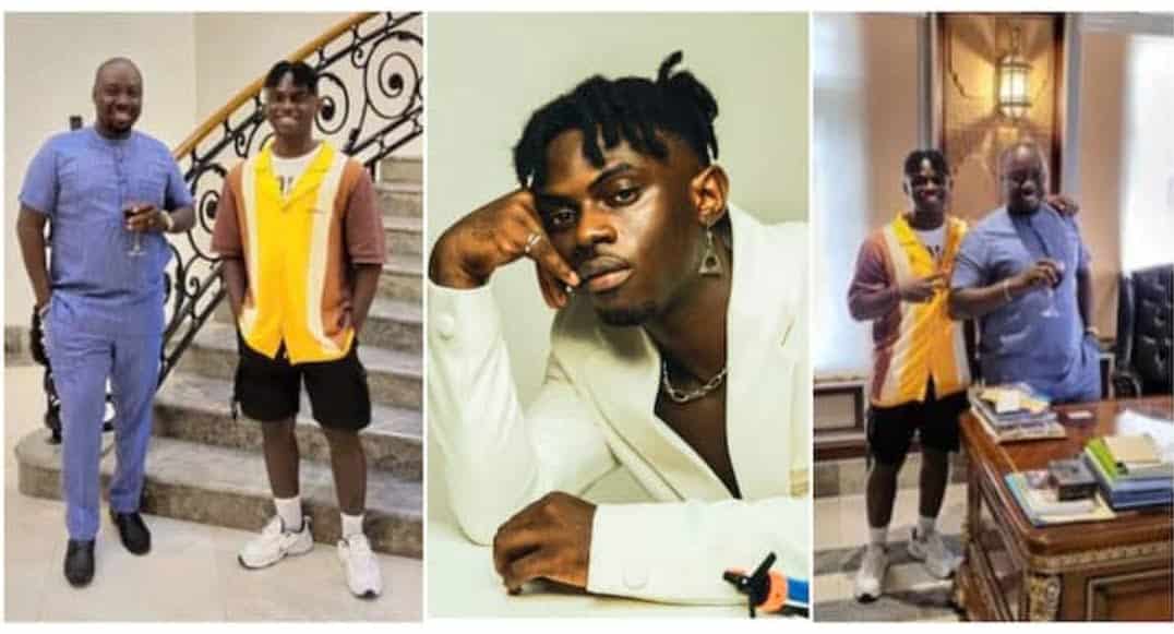 Reactions As Obi Cubana Solicits Votes for Bryann Shares Funny Video of Housemate Visiting His Mansion