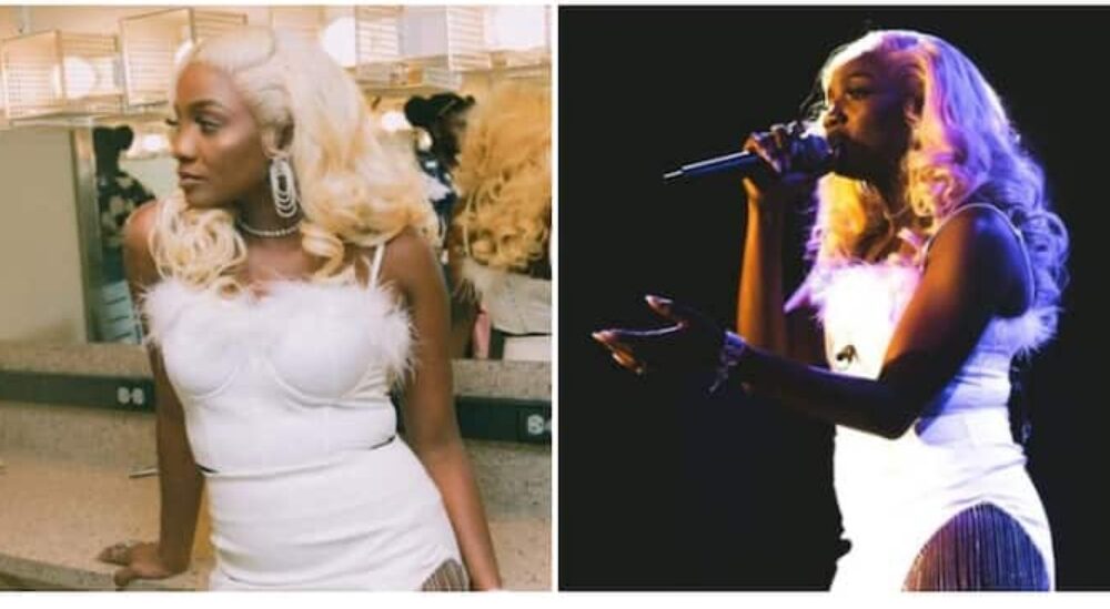 Singer Simi Goes Blonde for Her Washington DC Performance, Fans Unimpressed with Outfit
