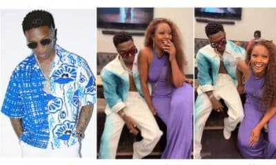 He Don Burst Her Brain”: Wizkid Grabs Osas Ighodaro’s Waist, Makes Her Blush As She Attends His MSG Show