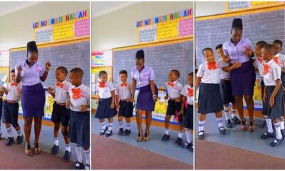 Can I Join The School Pretty Teacher Dances in Class With Kids Video of Their Accurate Steps Goes Viral