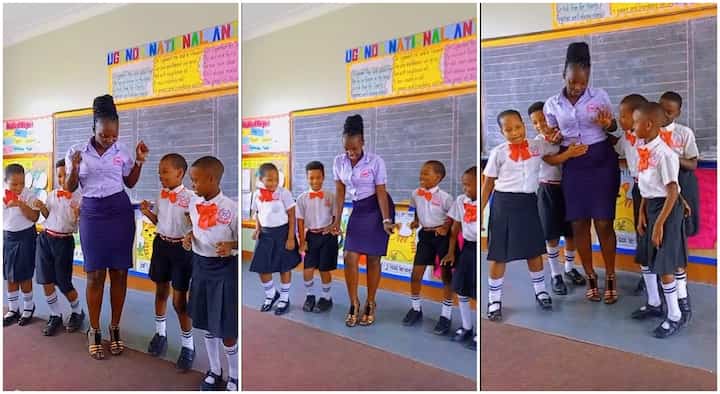 "Can I Join The School?" Pretty Teacher Dances in Class With Kids, Video of Their Accurate Steps Goes Viral