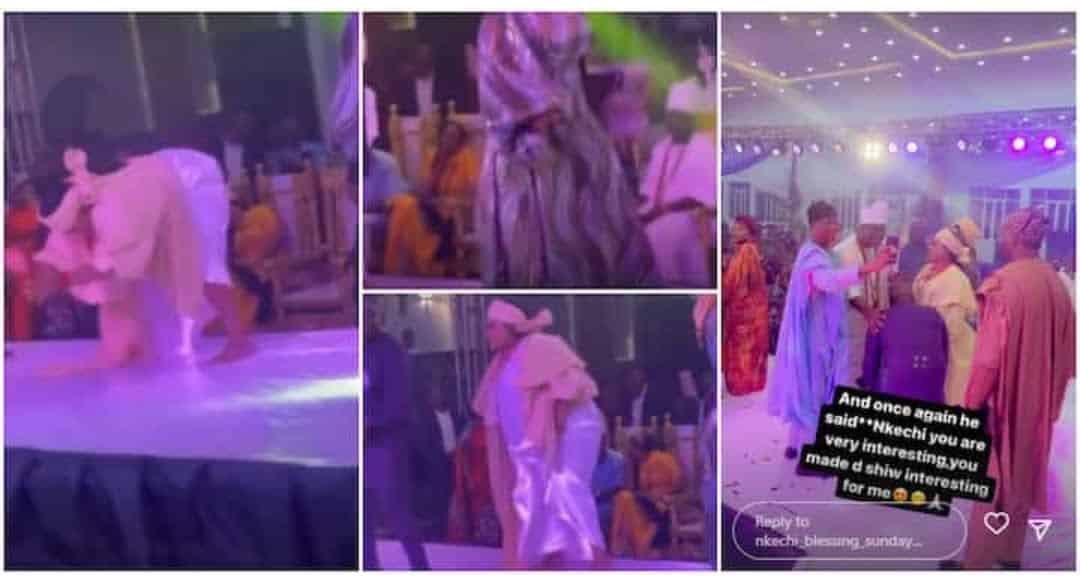 Video As Actress Nkechi Blessing Shakes Her Behind in Ooni of Ife’s Face at Event, Ex-boo Falegan Shades Her