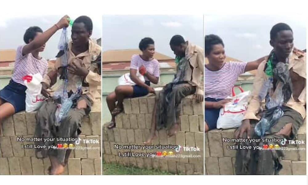 "We Swore To Ourselves": Lady Takes Food to See Her Mad Boyfriend, Shows Him Love in Sweet Video, Many React