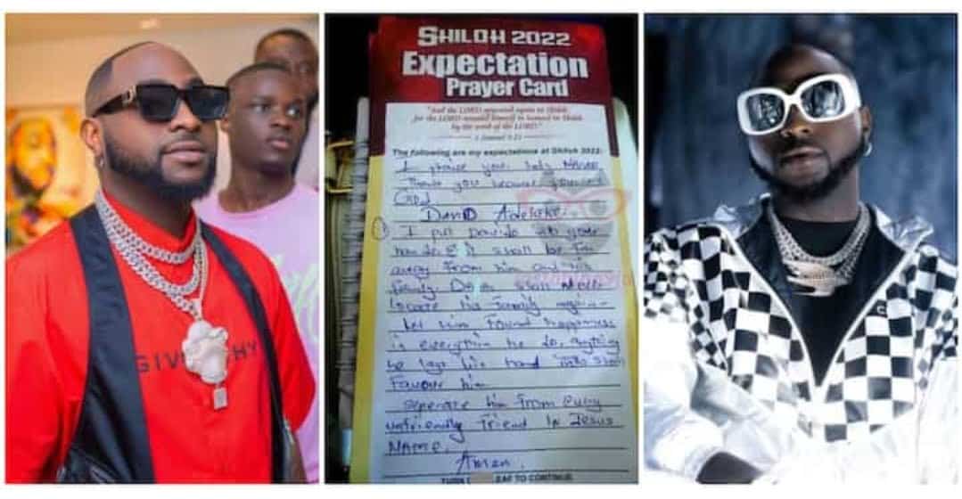 Nigerian React as Fan Adds Singer Davido as Shiloh Prayer Request: "Big Amen to It"