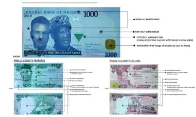 CBN Releases Security Features of New Naira Notes as Fake Notes Emerge