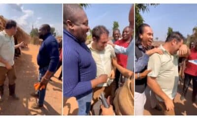 He Was Scared”: Clips of Oyinbo Man Crying After He Was Pranked on His Birthday While on Set Trends