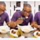 “Are you mocking the poor” Singer Kwam1 stirs reactions with video of him drinking garri