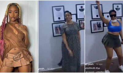 She Looks Young and Fresh Ayra Starrs Mum Rocks Mini Skirt Crop Top Like Daughter in Cute Video