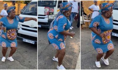 She is well dressed Woman dances in middle of road video of her moves trends