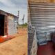 Lady Shares Photos of House Built With Iron Sheets, Puts Chairs, Kitchen Cabinets, Looks Like “Paradise”