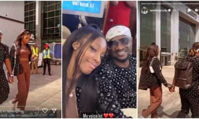 “God Abeg”: Paul Okoye and New Lover Ivy Rock Matching Outfits As They Jet Out to South Sudan on Christmas Day