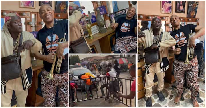 “Came to Pay Homage”: Portable Visits Africa Shrine, Stresses Femi Kuti Made Him Sit Down, Fans React to Video