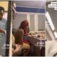 Oyinbo Lady Takes Nigerian Boyfriend Home, Introduces Him to Her Family, Cooks for Lover in Sweet Video