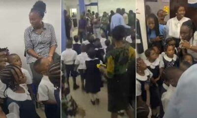 After Paying N25,000 for Excursion, Man Sees Baby Sister at Bank With Teachers, Video Goes Viral
