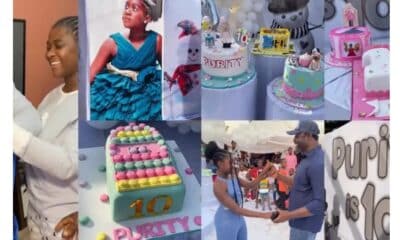 Mercy Johnson and husband throw lavish 10th birthday party for their daughter Purity Video