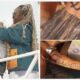 Video Hits Internet As Davido and Chioma Tattoo Each Other’s Names on Fingers With Their Wedding Rings