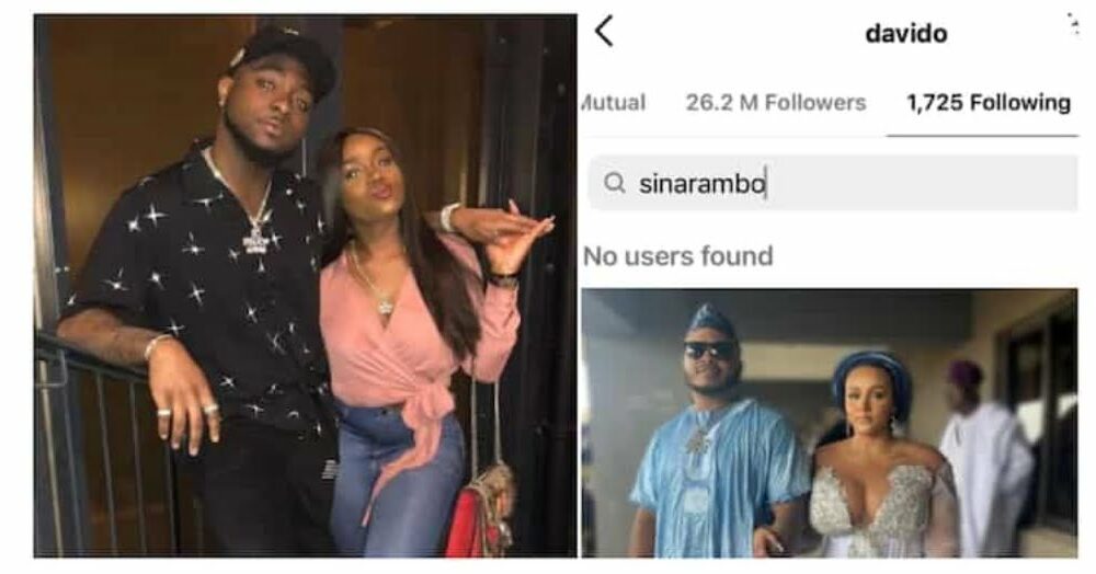 Why Is He Being Petty”: Davido Trends Online As He Unfollows His Cousin Sina Rambo, Fans React