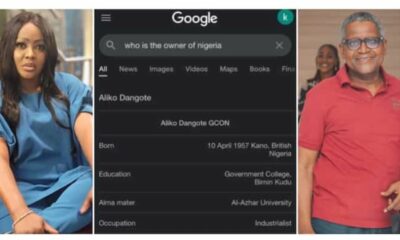 Google Search Reveals Billionaire Aliko Dangote Is the Owner of Nigeria, Comedian Helen Paul Reacts