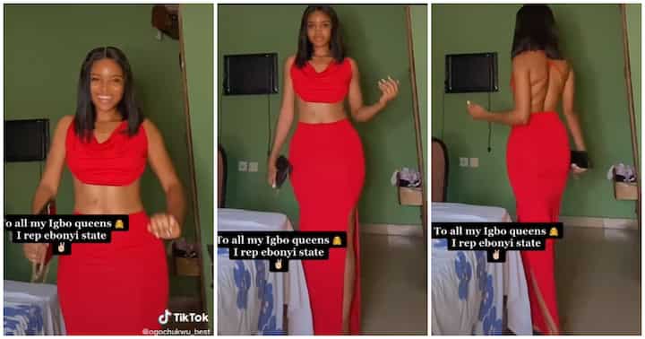 Youre the Most Beautiful Tall and Curvy Ebonyi Lady Shares Video of Sweet Dance Trends Online