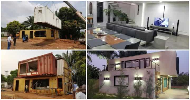 Many people are astonished by images of a beautiful Abuja duplex constructed with shipping containers.