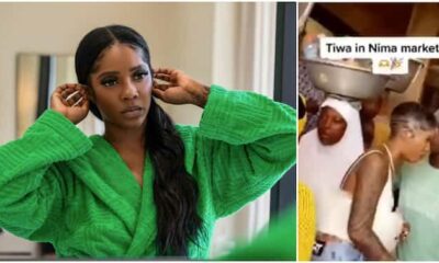 Viral Video of Tiwa Savage at a Local Market in Ghana Stuns Many: “If Only They Knew She’s a Celebrity”