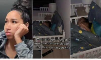 Mum Sees Little Son Cuddling His Baby Sister to Sleep at Night, Shares Cute Video