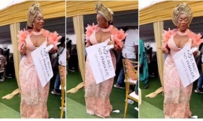 CBN: Nigerian Lady Dances With Account Number in Her Hand During Wedding, Tells Guests to Make Transfers