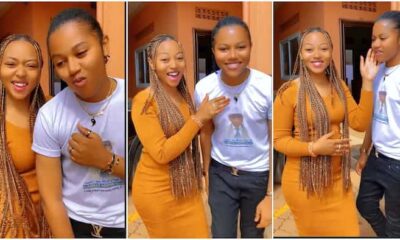"Your Brother is Handsome": Lady Plays and Dances With Her Sibling Who Resembles Her, Video Goes Viral