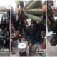 Drama at Bank as Nigerian Man Shows up with Bed, Gas Cooker and Pot, Demands His Money, Funny Video Trends