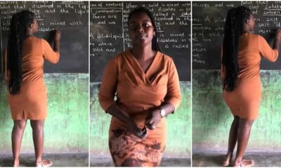 I Like This Madam Female Teacher With Perfect Shape Writes on Blackboard TikTok Video Goes Viral