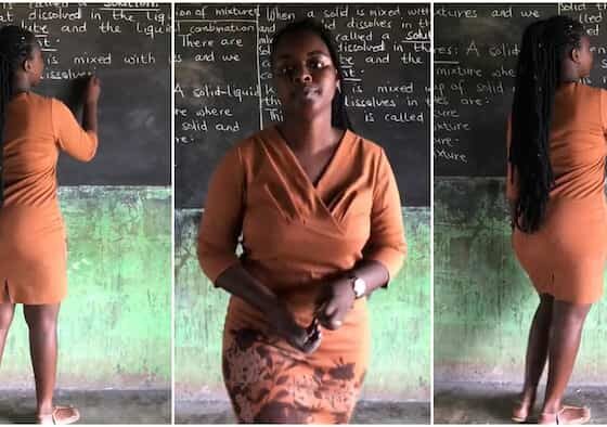 "I Like This Madam": Female Teacher With Perfect Shape Writes on Blackboard, TikTok Video Goes Viral