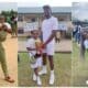 NYSC Favoured Me": Shortest Female Corps Member Gets Engaged to Tallest 'Corper' in Camp, Photos Go Viral