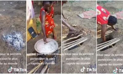Be Careful Lady Shares Video as She Exposes Items Mama Put Seller Buried Where She Cooks Food