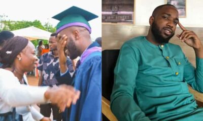 "She Helped Me": Medical Doctor Meets His Secondary School Teacher During Graduation, Photo Goes Viral