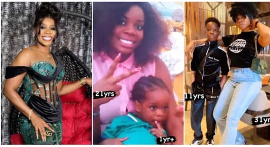 “You Didn’t Age at All”: Wizkid’s 1st Baby Mama Jumps on 10 Year Challenge With Their Son, Shares Old Photo