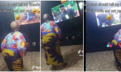 "She Go Break Am": Grandma Abandons Her Food in Video, Rushes to Separate Zubby Michael Fighting on TV