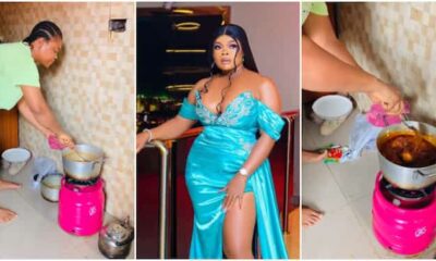 Lack of Taste and Class”: Trolls Drag Actress Ruby Ojiakor Over Her Kitchen, They Condemn Gas Cooker and Pots