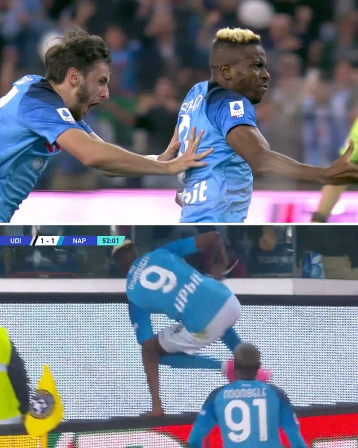 BREAKING: Victor Osimhen Wins First Serie A Title For Napoli in 33 Years [Video]