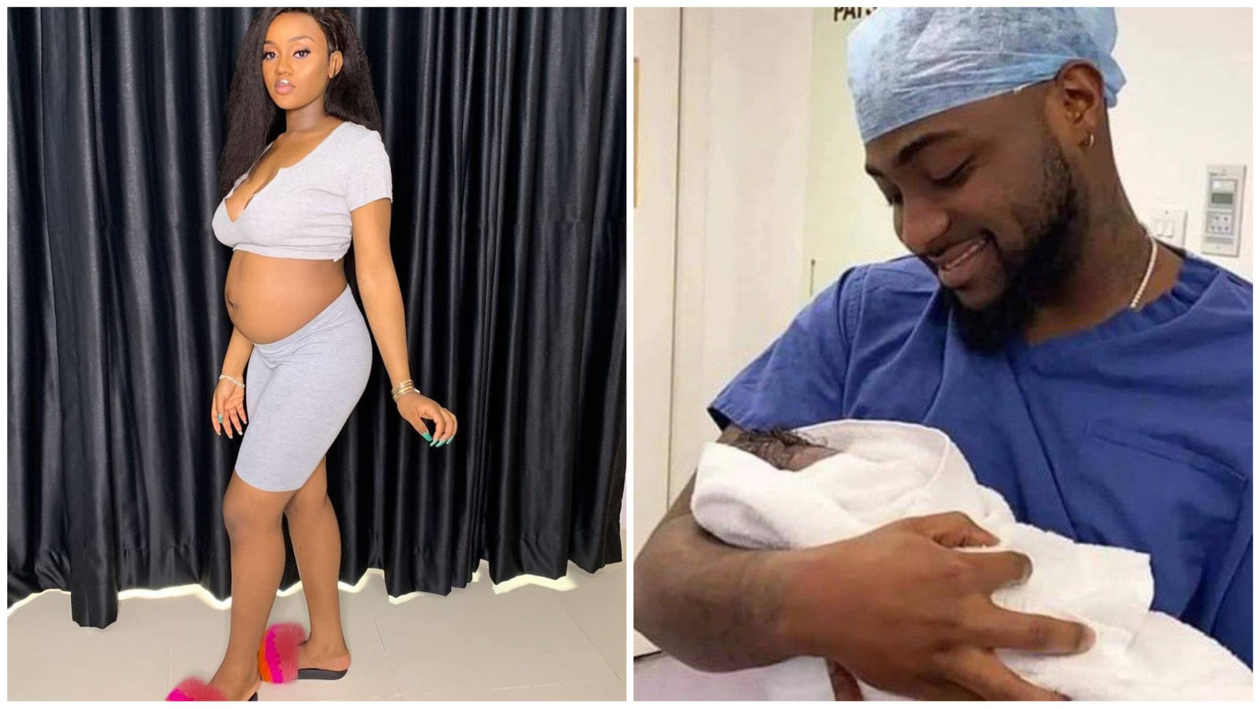 Congratulations pour in as Davido and Chioma welcomes a baby boy