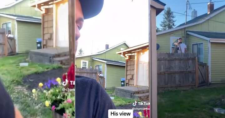 Wow, that's scary! Married woman calls out male neighbour over strange behaviour