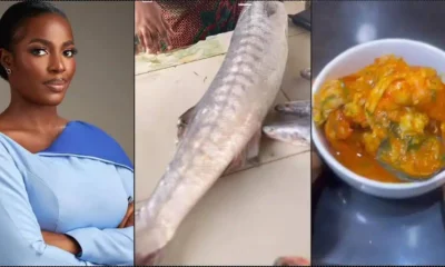 "Someone salary": See the soup Hilda Baci cooked with N60k fish.