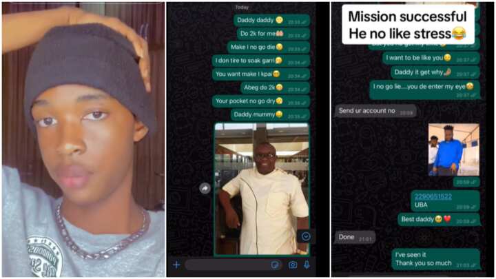 Dramatic WhatsApp chat leak: Nigerian man begs dad for N2k, sends bank account number